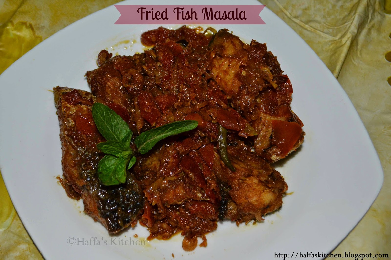 Fried Fish Masala Haffa's kitchen adventures