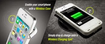 Wireless case para carga inalámbrica de un iPhone 5S