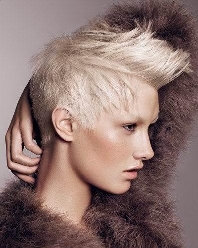 girls with pixie cuts. punk hairstyles for girls with