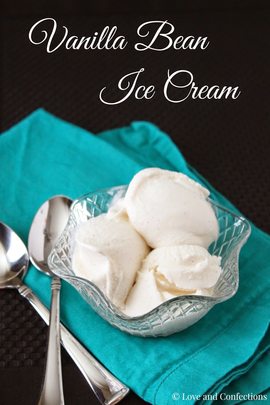 Love and Confections Vanilla Bean Ice Cream