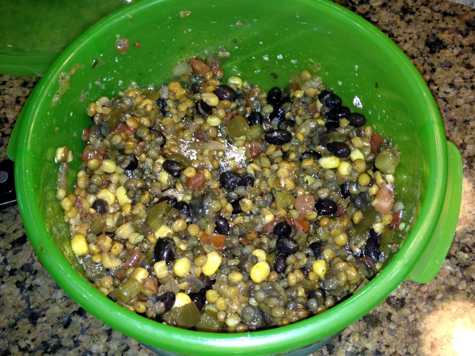 The Lewis Family Trader Joe's Black Bean, Corn & Lentil Dip {recipe}