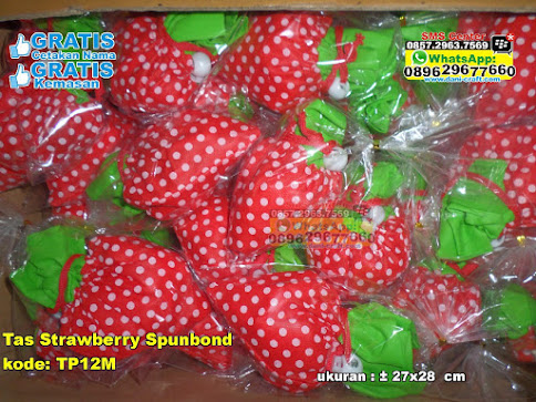 Tas Strawberry Spunbond unik