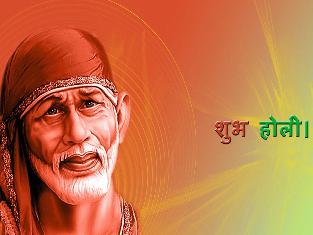 Shirdi Sai Baba Holi Wishes HD Wallpapers, Pictures - HD ...