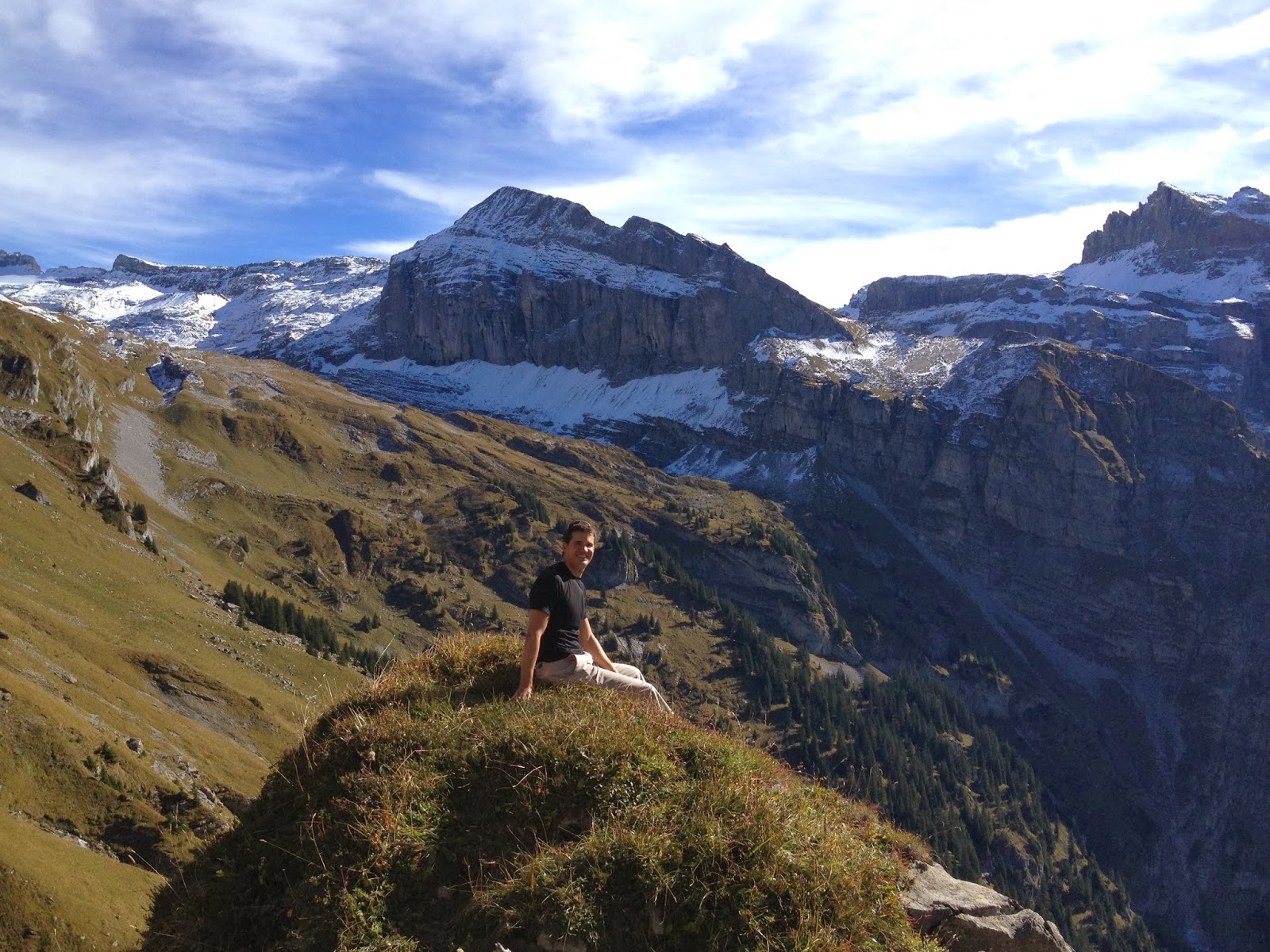 Holy Cheese! I'm in Switzerland! hut hiking engelberg