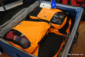 Efficient packing for a trip with kids using ebags