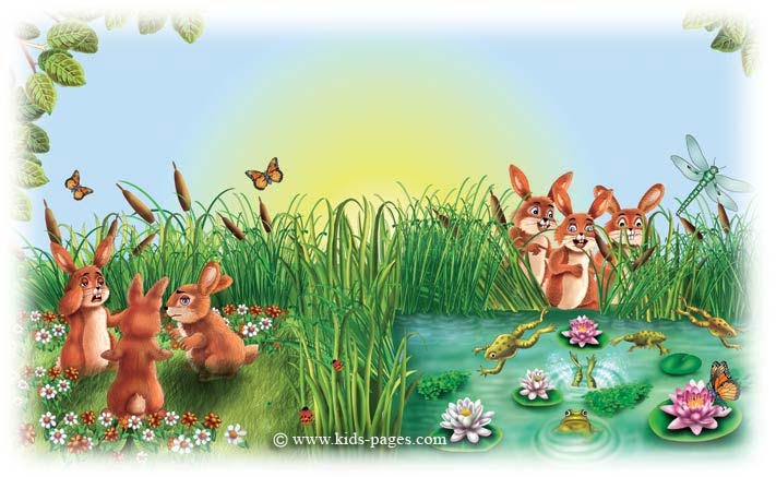 the hares and the frogs moral the hares and the frogs moral