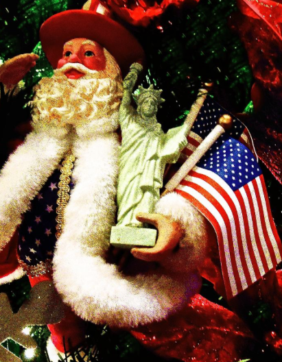 Patriotic Santa