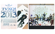 TVXQ 2013 Official Wall Calendar + EXO 2013 Official Desktop Calendar . (smgoods)