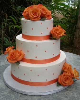 orange wedding