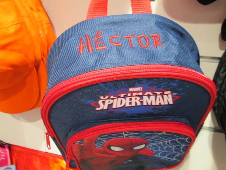 Mochilas con el nombre