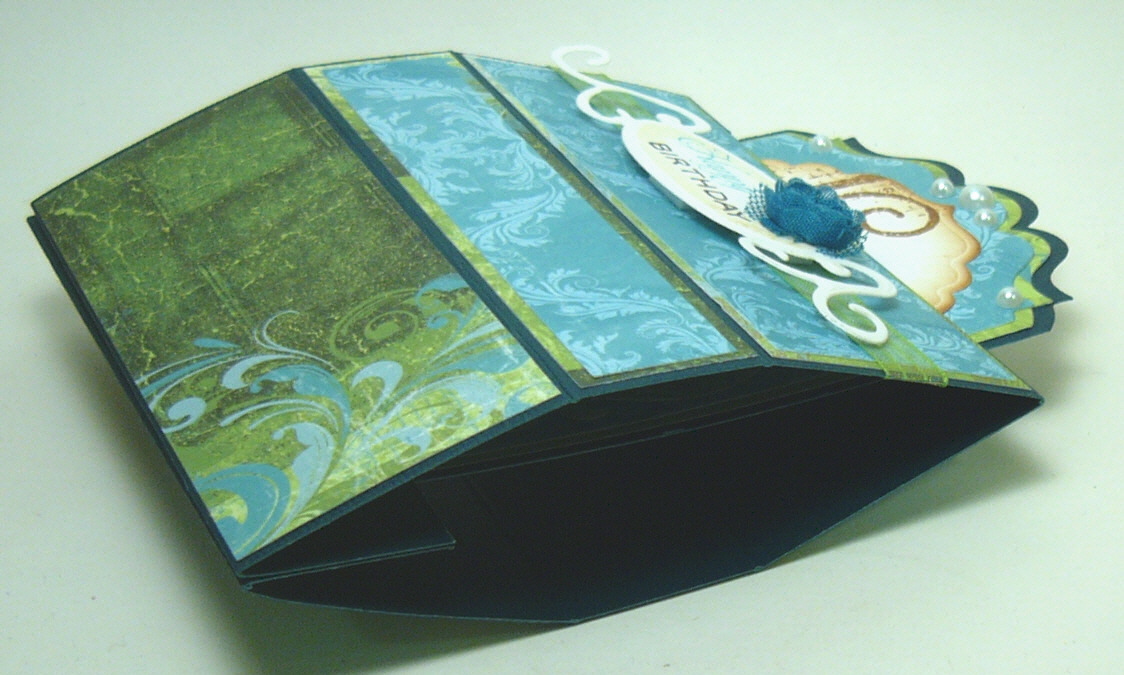 A Path of Paper PopUp Tag Card