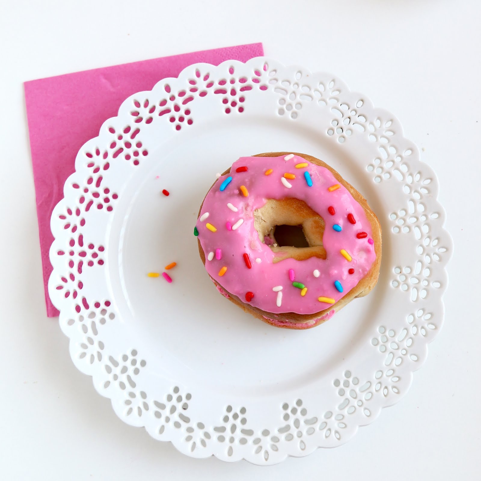 Easy NoBake Bagel Donuts The Lindsay Ann