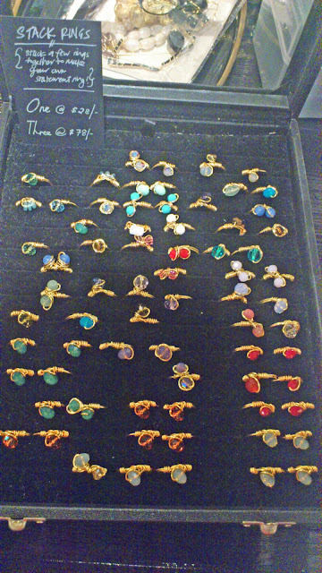 Rings and earrings from Singapore's Hadasity