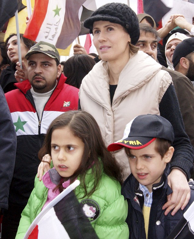 The Britishborn wife of Syrian President Bashar Assad made an extremely 