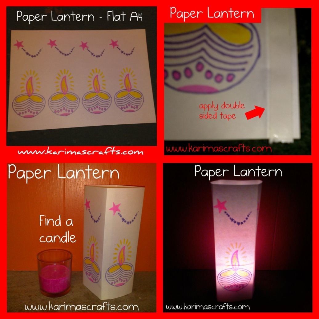 Karima's Crafts Paper Lantern Tutorial