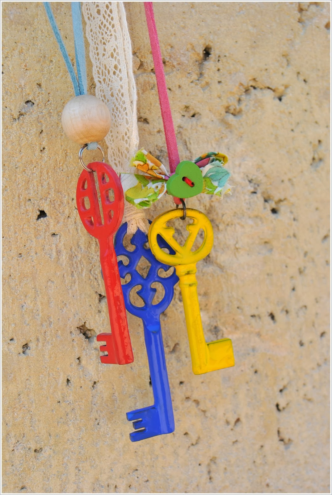 A Little Bit of Quiet DIY Painted Keys