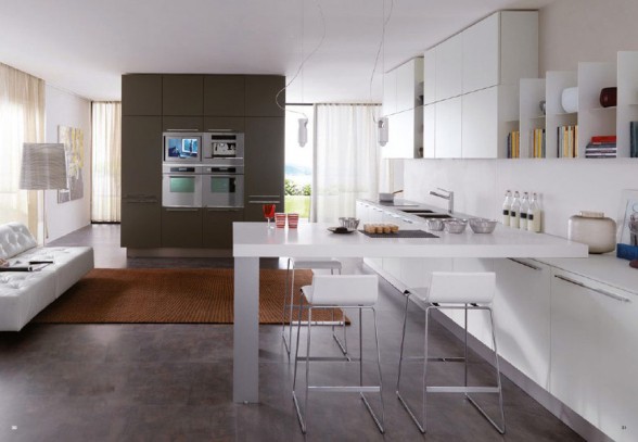 beautiful minimalistic kitchen