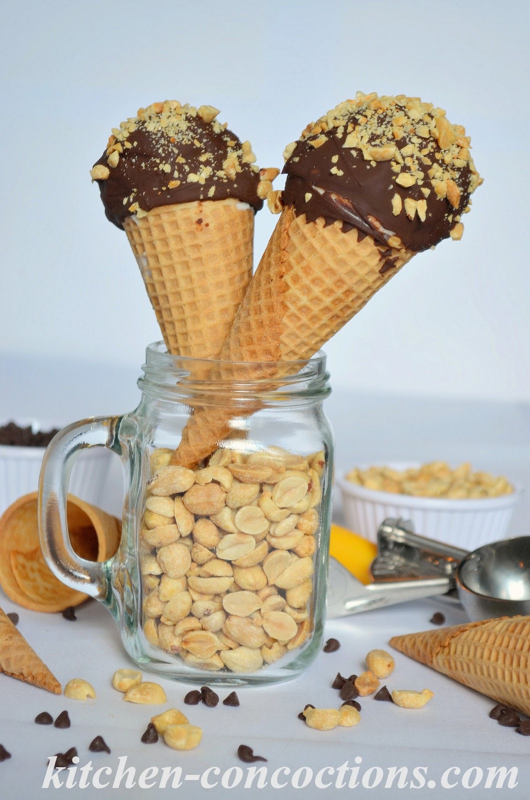 Homemade Ice Cream Drumsticks Kitchen Concoctions