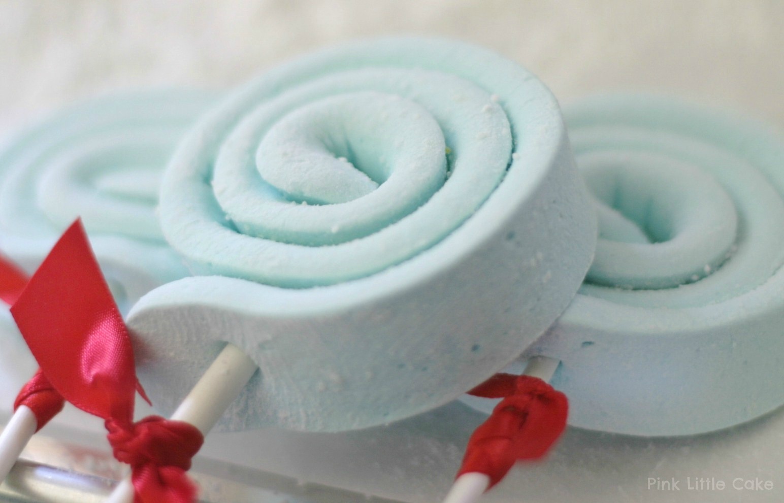 Pink Little Cake Homemade Marshmallow Lollipops