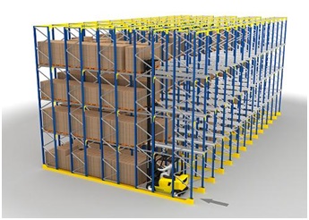 El interior del almacén: Almacenamiento compacto