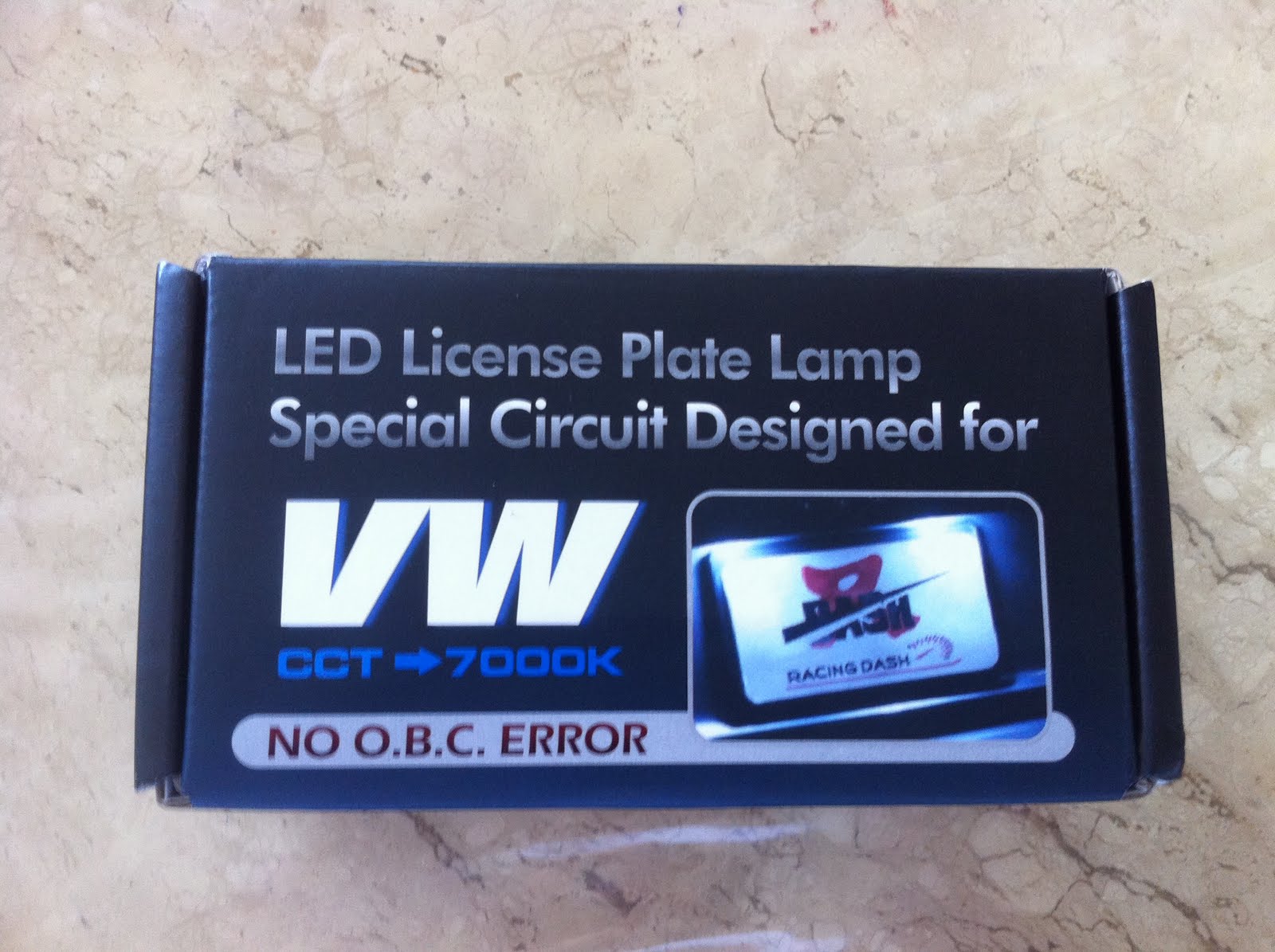 Vw Surf Golf MK6 18 LED license plate lights (R Dash) adaptation