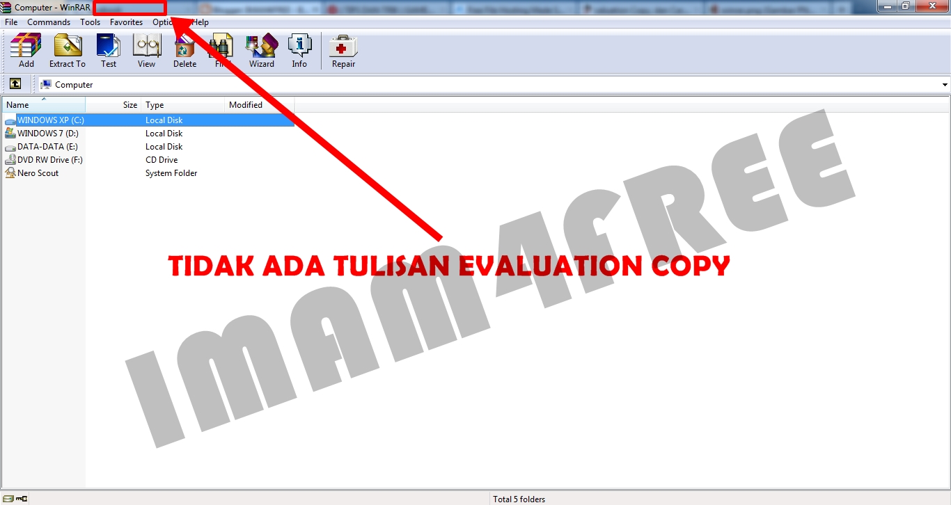 cara aktivasi Winrar menjadi Full Version tanpa crack and keygen | Rey Blog cara winrar full crack