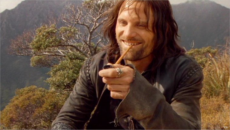 TOCHETE'S SONGS Aragorn+smile