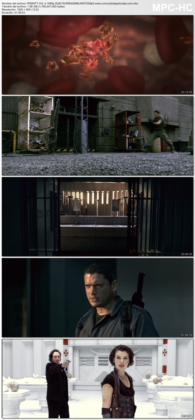 Capturas de la película.