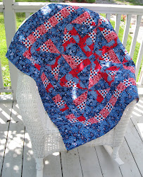 Red, White and Blue baby quilt