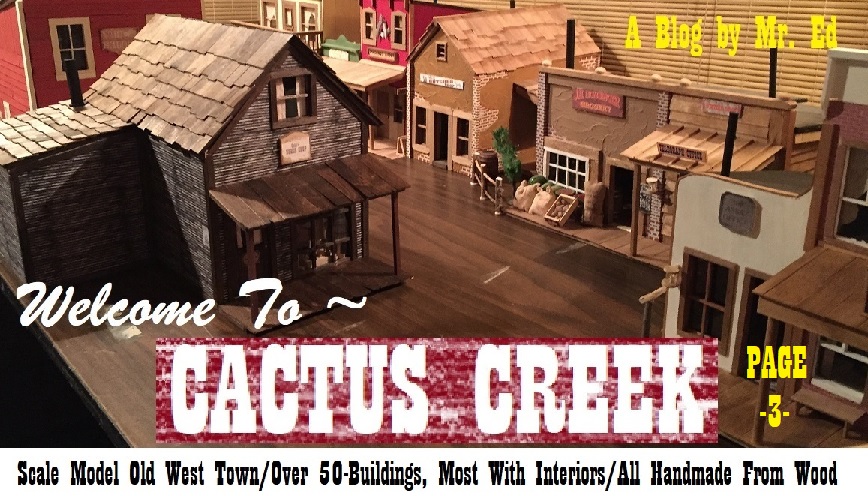 Scale Model Old West Town-3