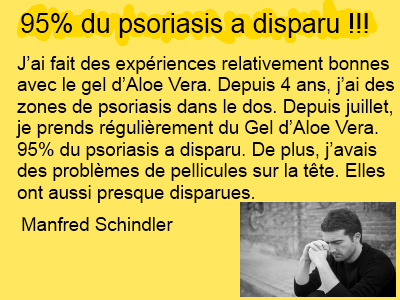 Si le psoriasis des oreilles comme lui a lair