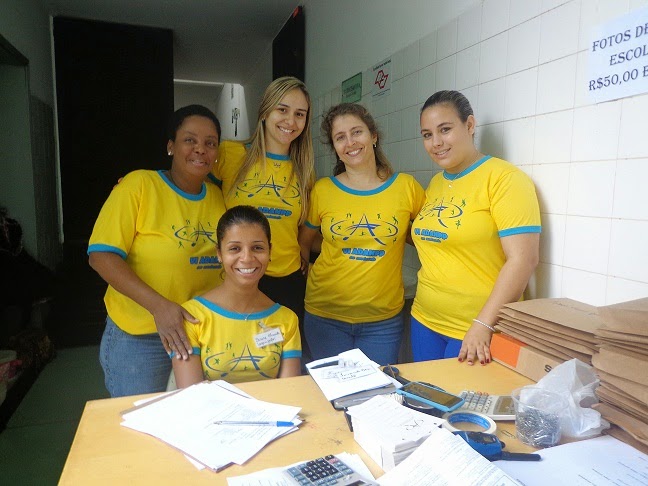 Equipe da recepção