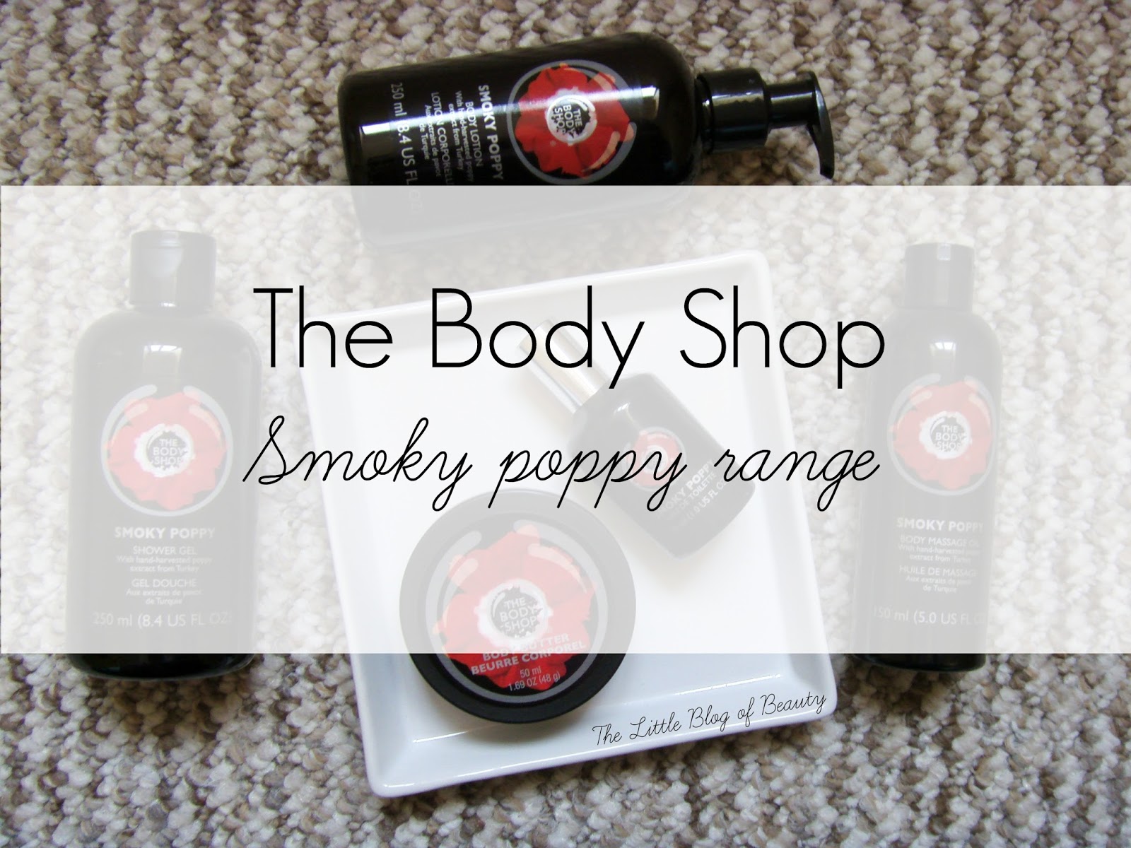 The Body Shop Smoky poppy range