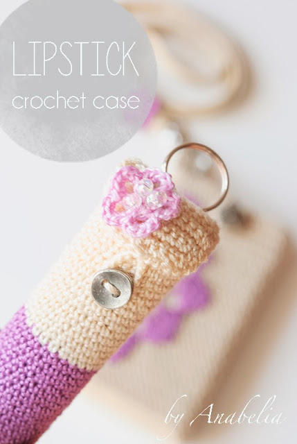Libpstick crochet case by Anabelia