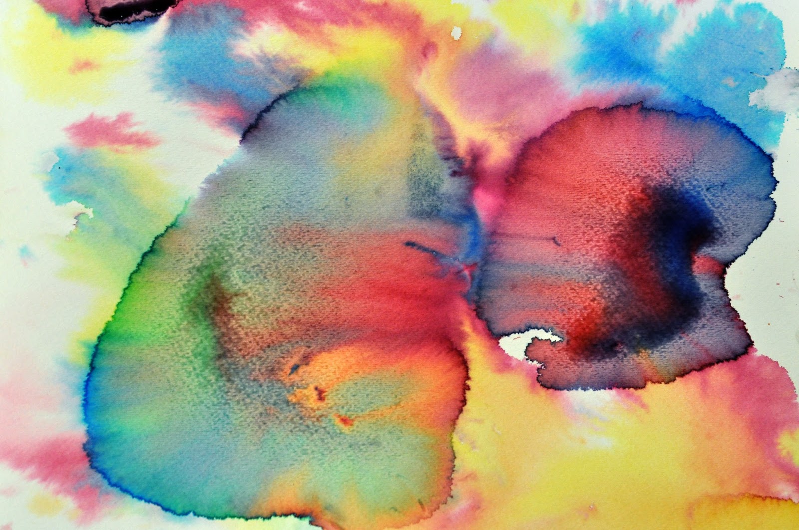 Creative Projects for Kids Painting on Wet Paper with a Dropper