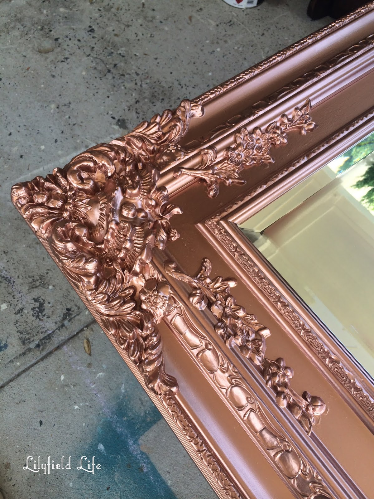 Lilyfield Life Antique Rose Gold Mirror (from aged cream)