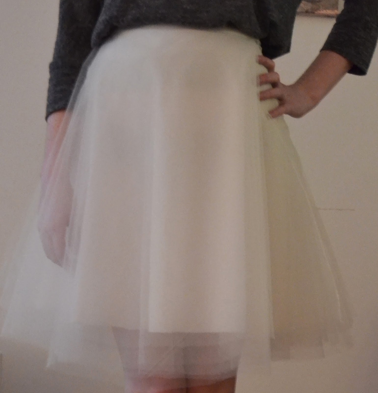 The Crafty Novice DIY Sew Tulle Skirt