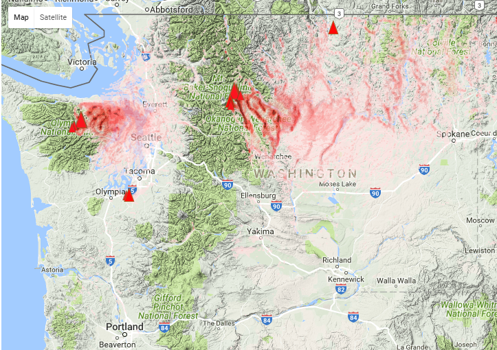 Have there been any fires in Wenatchee National Forest?