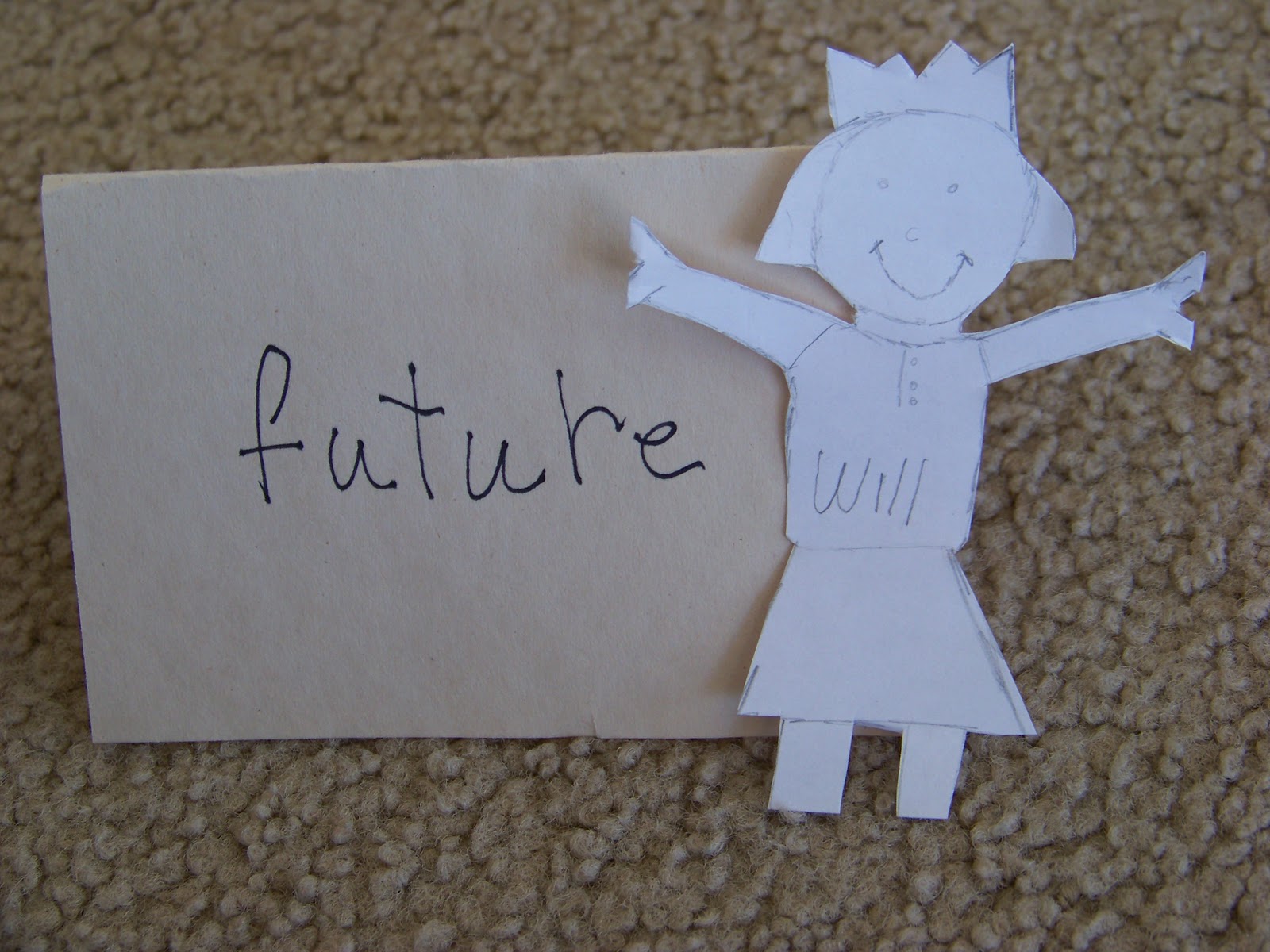 Our Fun Homeschool Verb's Tents (Verb tenses)