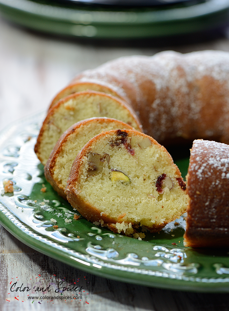 Color and Spices Fruit n nut bundt cake...
