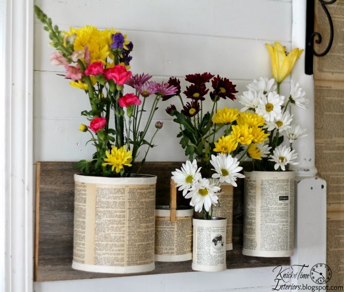 Tin Can Wall Organizer Knick of Time