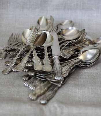 Just used the 1929 silver plated silverware I inherited for the