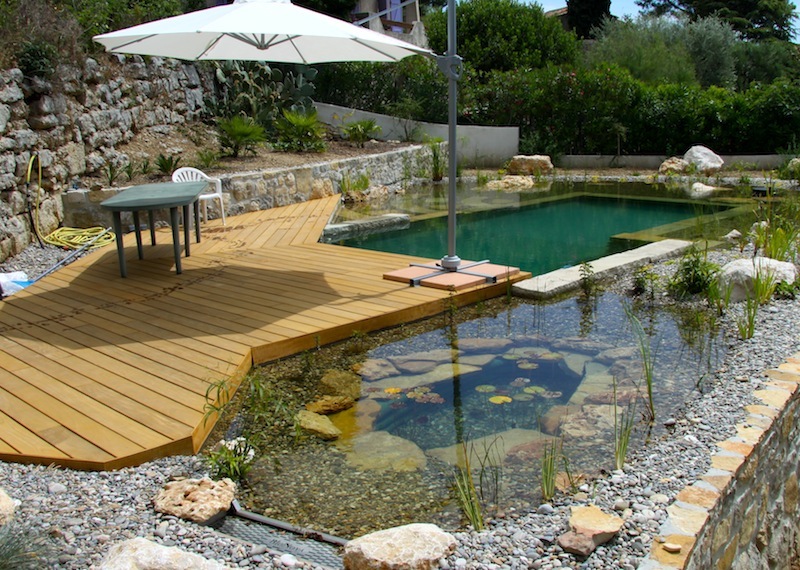 Piscine naturelle en région PACA