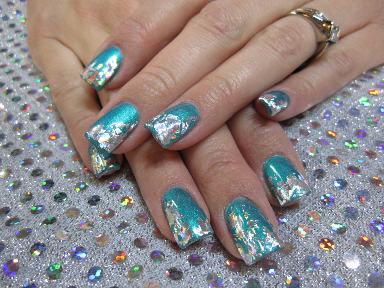 Andrea Pettingill Nails Winter Frost Nails