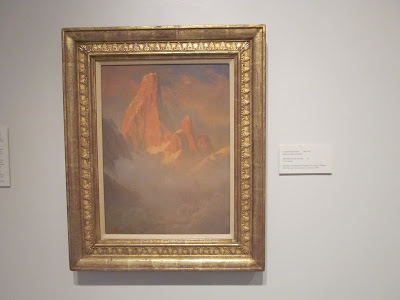 Albert Bierstadt Red Mountain Peaks