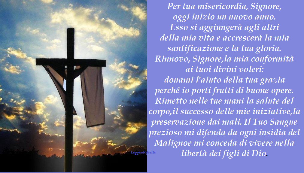 Preghiera Per Il Nuovo Anno La preghiera quotidiana: Preghiera per il nuovo anno