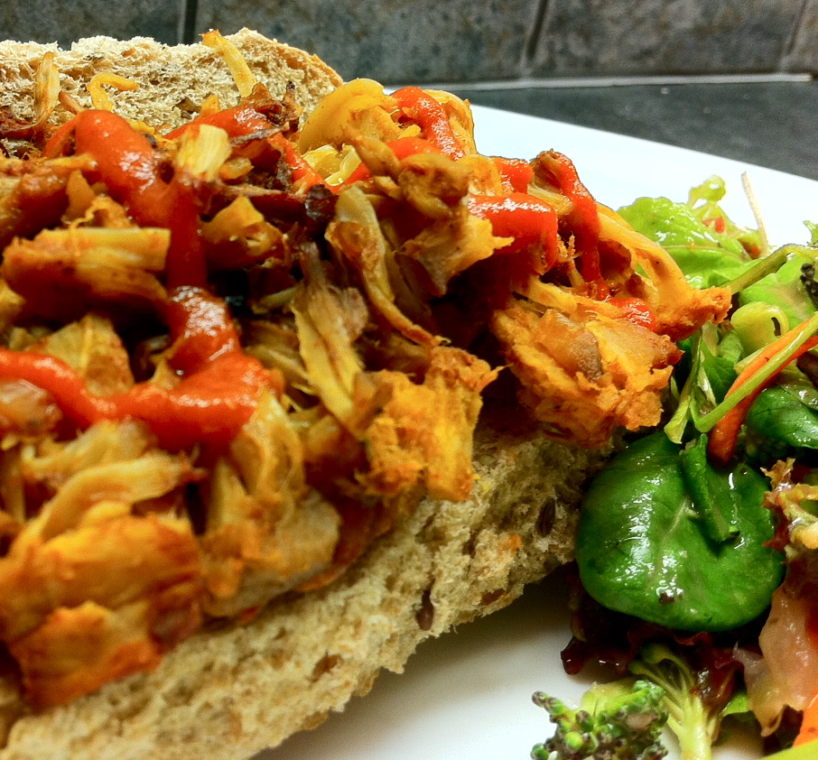 Evolve Vegan "Pulled Pork" Jackfruit Sandwiches