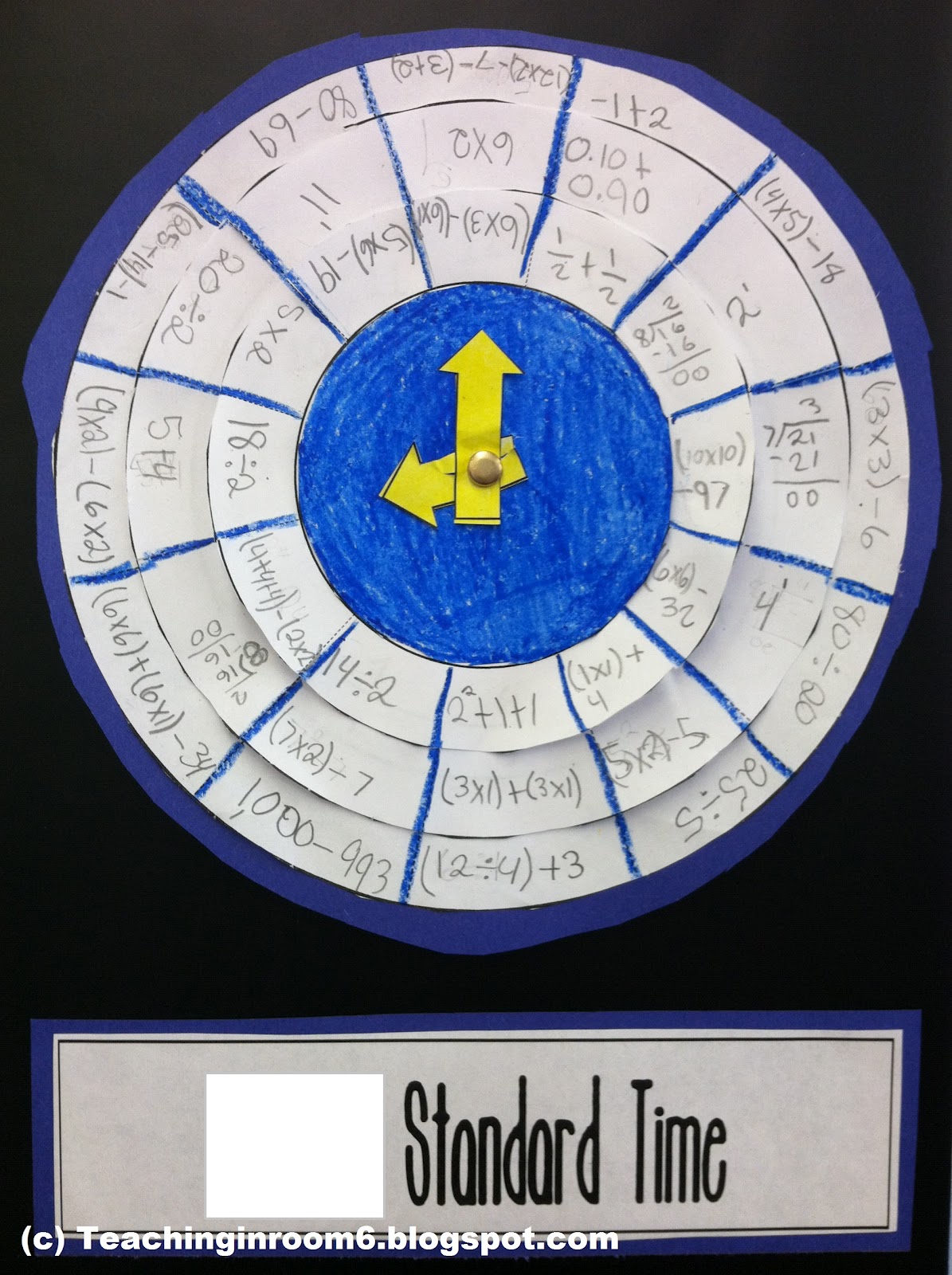 Mrs. Moorman Standard Time Teaching in Room 6