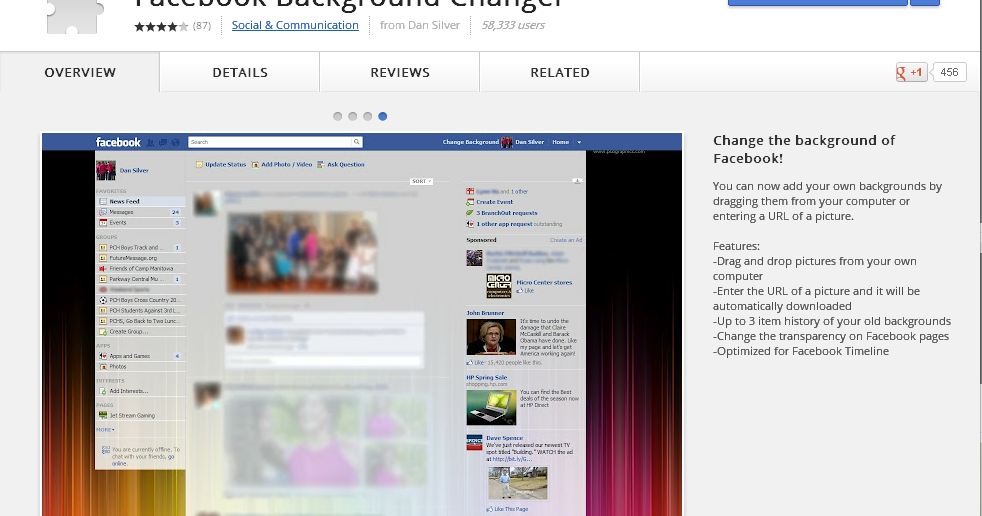 How to change picture layout on facebook