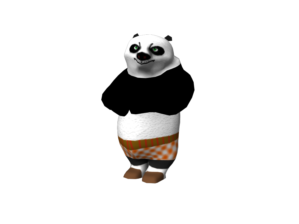 3d Game Artist 3d Low Poly Panda Model